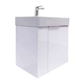 Изображение товара Тумба подвесная Comforty Асти 60П с раковиной CF3WL032 белый глянец Изображение товара Тумба подвесная Comforty Асти 60П с раковиной CF3WL032 белый глянец