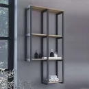 Стеллаж подвесной Comforty Порто 50 дуб дымчатый_2