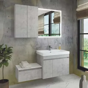 Изображение товара Зеркало Comforty Гиацинт с LED подсветкой и сенсором 800х800 мм Изображение товара Зеркало Comforty Гиацинт с LED подсветкой и сенсором 800х800 мм