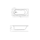 Панель для ванны боковая Cersanit Lorena, Santana, Nike 70см_3