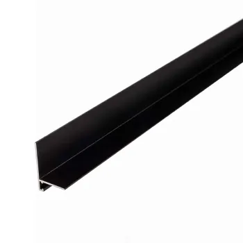 Изображение товара Микроплинтус Русский профиль L-образный 2400х16х20 мм черный матовый Изображение товара Микроплинтус Русский профиль L-образный 2400х16х20 мм черный матовый