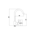 Смеситель для кухни Fmark белый FS8232W_2