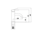 Смеситель для раковины Fmark графит FS8201Q_2