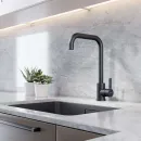 Смеситель для кухни Voda черный K557B_1