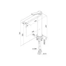 Смеситель для накладной раковины Iddis Parker черный матовый PARBL01I01_3