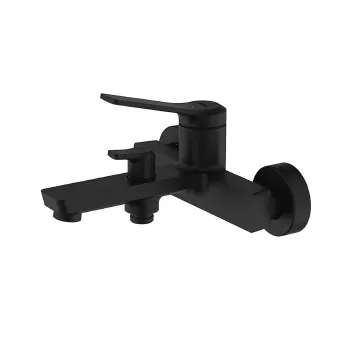 Изображение товара Смеситель для ванны Iddis Parker PARBL02i02WA черный матовый Изображение товара Смеситель для ванны Iddis Parker PARBL02i02WA черный матовый