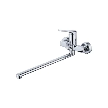 Изображение товара Смеситель для ванны Iddis Parker PARSB02i10WA хром однорычажный с поворотным изливом Изображение товара Смеситель для ванны Iddis Parker PARSB02i10WA хром однорычажный с поворотным изливом