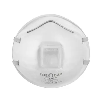 Изображение товара Респиратор с клапаном INEX FFP2 чашеобразный для защиты органов дыхания Изображение товара Респиратор с клапаном INEX FFP2 чашеобразный для защиты органов дыхания