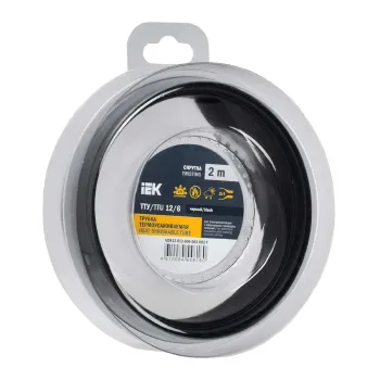 Изображение товара Термоусадочная трубка IEK ТТУ нг-LS 12/6 черная 2 м для защиты кабелей Изображение товара Термоусадочная трубка IEK ТТУ нг-LS 12/6 черная 2 м для защиты кабелей