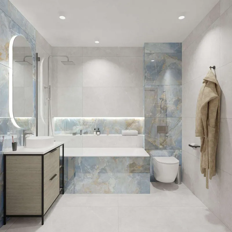Керамогранит Global Tile Bliss 400х800 мм серый_1