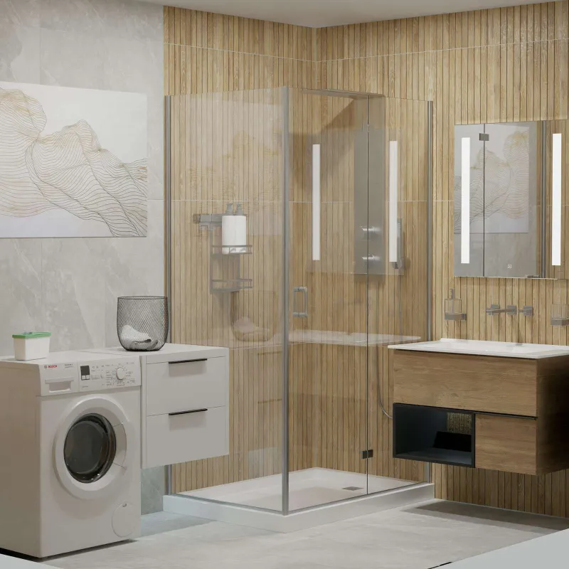 Керамогранит Global Tile Newton 400х800 мм светло-серый_1