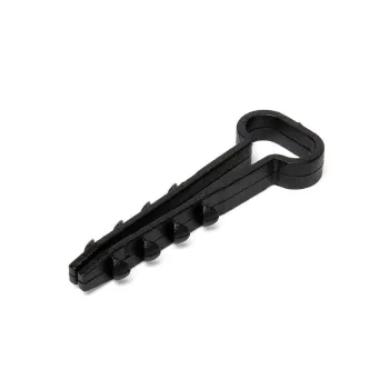 Изображение товара Дюбель-хомут для плоского кабеля полиамид 5-8 мм черный 100 шт Fortisflex Изображение товара Дюбель-хомут для плоского кабеля полиамид 5-8 мм черный 100 шт Fortisflex