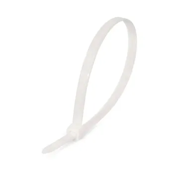 Изображение товара Нейлоновый хомут-стяжка 3х200 мм белая 100 шт Fortisflex Изображение товара Нейлоновый хомут-стяжка 3х200 мм белая 100 шт Fortisflex