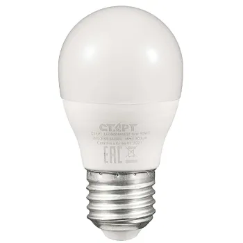 Изображение товара Светодиодная лампа Старт 13Вт цоколь E27 нейтральный белый 4100K шар Изображение товара Светодиодная лампа Старт 13Вт цоколь E27 нейтральный белый 4100K шар