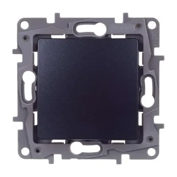 Изображение товара Перекрестный одноклавишный переключатель Etika Legrand антрацит IP20 Изображение товара Перекрестный одноклавишный переключатель Etika Legrand антрацит IP20