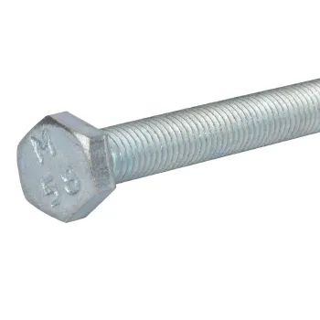 Изображение товара Болт М8х60 DIN933 с шестигранной головкой из оцинкованной стали Изображение товара Болт М8х60 DIN933 с шестигранной головкой из оцинкованной стали
