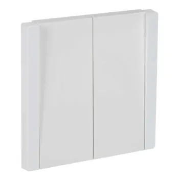 Изображение товара Двухклавишный выключатель Forte&Piano IEK белый IP20 для скрытой установки Изображение товара Двухклавишный выключатель Forte&Piano IEK белый IP20 для скрытой установки