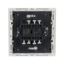 Переключатель проходной двухклавишный Forte&Piano белый IP20 IEK_3