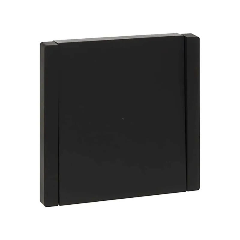 Выключатель одноклавишный с подсветкой Forte&Piano черный IP20 IEK_1