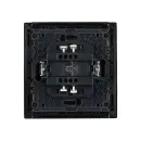 Выключатель одноклавишный с подсветкой Forte&Piano черный IP20 IEK_3