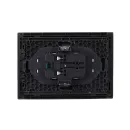 Розетка двухместная с заземлением со шторками Forte&Piano серая IP20 IEK_2