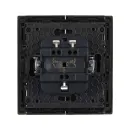 Выключатель двухклавишный с подсветкой Forte&Piano серый IP20 IEK_3