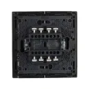 Переключатель проходной двухклавишный Forte&Piano серый IP20 IEK_3