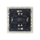 Выключатель одноклавишный с подсветкой Forte&Piano ваниль IP20 IEK_3