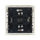 Переключатель проходной одноклавишный Forte&Piano ваниль IP20 IEK_3