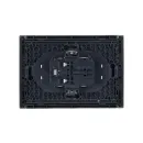 Розетка двухместная без заземления Forte&Piano сталь IP20 IEK_2