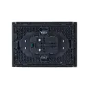 Розетка двухместная с заземлением Forte&Piano сталь IP20 IEK_2