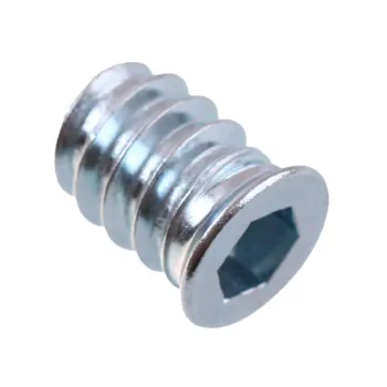 Изображение товара Дюбель мебельный металлический М6 10 шт для стяжки Изображение товара Дюбель мебельный металлический М6 10 шт для стяжки