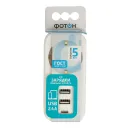 Адаптер сетевой Фотон 4000 Вт с заземлением 2 USB-A + 1 USB-C 2,4А_5