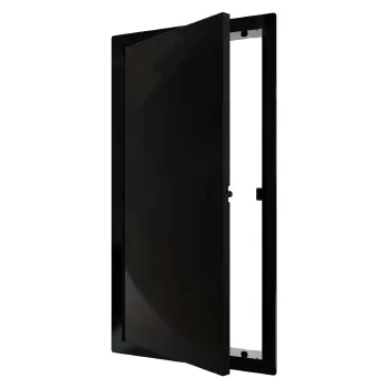 Изображение товара Люк ревизионный пластиковый нажимной Era 150х300 мм черный для стен и потолка Изображение товара Люк ревизионный пластиковый нажимной Era 150х300 мм черный для стен и потолка