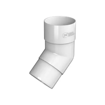 Изображение товара Колено трубы Технониколь Оптима 135° белое для водостока 80 мм Изображение товара Колено трубы Технониколь Оптима 135° белое для водостока 80 мм