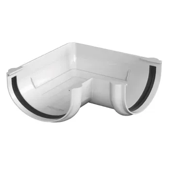 Изображение товара Угол желоба 90° Технониколь Оптима белый диаметр 120 мм Изображение товара Угол желоба 90° Технониколь Оптима белый диаметр 120 мм