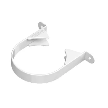 Изображение товара Хомут трубы ТЕХНОНИКОЛЬ Оптима белый 80 мм для водостока Изображение товара Хомут трубы ТЕХНОНИКОЛЬ Оптима белый 80 мм для водостока