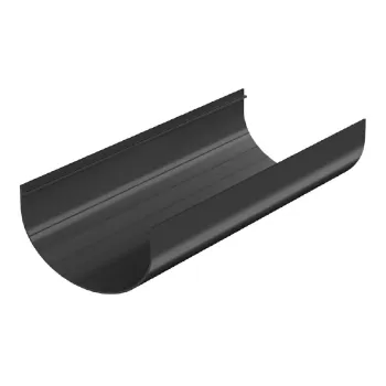 Изображение товара Водосточный желоб ТЕХНОНИКОЛЬ Оптима черный 120 мм 3 м ПВХ долговечный Изображение товара Водосточный желоб ТЕХНОНИКОЛЬ Оптима черный 120 мм 3 м ПВХ долговечный