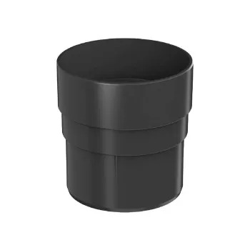 Изображение товара Муфта трубы ТЕХНОНИКОЛЬ Оптима черный для водосточных систем Изображение товара Муфта трубы ТЕХНОНИКОЛЬ Оптима черный для водосточных систем