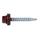 Саморез кровельный 4,8х35мм красное вино (RAL 3005) 250шт Daxmer_2