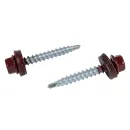 Саморез кровельный 4,8х35мм красное вино (RAL 3005) 250шт Daxmer_3