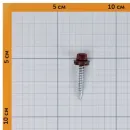 Саморез кровельный 4,8х35мм красное вино (RAL 3005) 250шт Daxmer_4