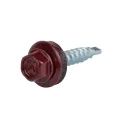 Саморез кровельный 4,8х29мм красное вино (RAL 3005) 250шт Daxmer_1