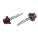 Саморез кровельный 4,8х29мм красное вино (RAL 3005) 250шт Daxmer_3