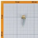 Саморез кровельный 4,8х29мм слоновая кость (RAL 1014) 250шт Daxmer_4