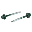 Саморез кровельный 4,8х50мм зеленый (RAL 6005) 150шт Daxmer_3