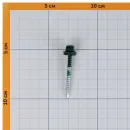 Саморез кровельный 4,8х50мм зеленый (RAL 6005) 150шт Daxmer_4