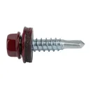 Саморез кровельный 5,5х25мм красное вино (RAL 3005) 250шт Daxmer_2