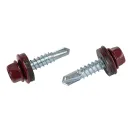 Саморез кровельный 5,5х25мм красное вино (RAL 3005) 250шт Daxmer_3