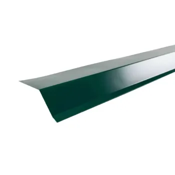 Изображение товара Планка карнизная для гибкой черепицы 2м RAL 6005 зеленый мох Изображение товара Планка карнизная для гибкой черепицы 2м RAL 6005 зеленый мох